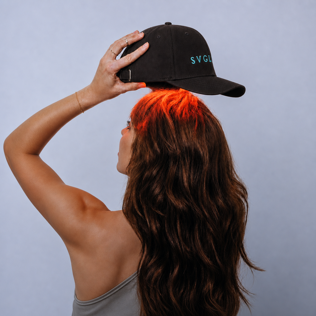 660nm red light reaches your scalp surface. Absorbed by cells at the follicle level.